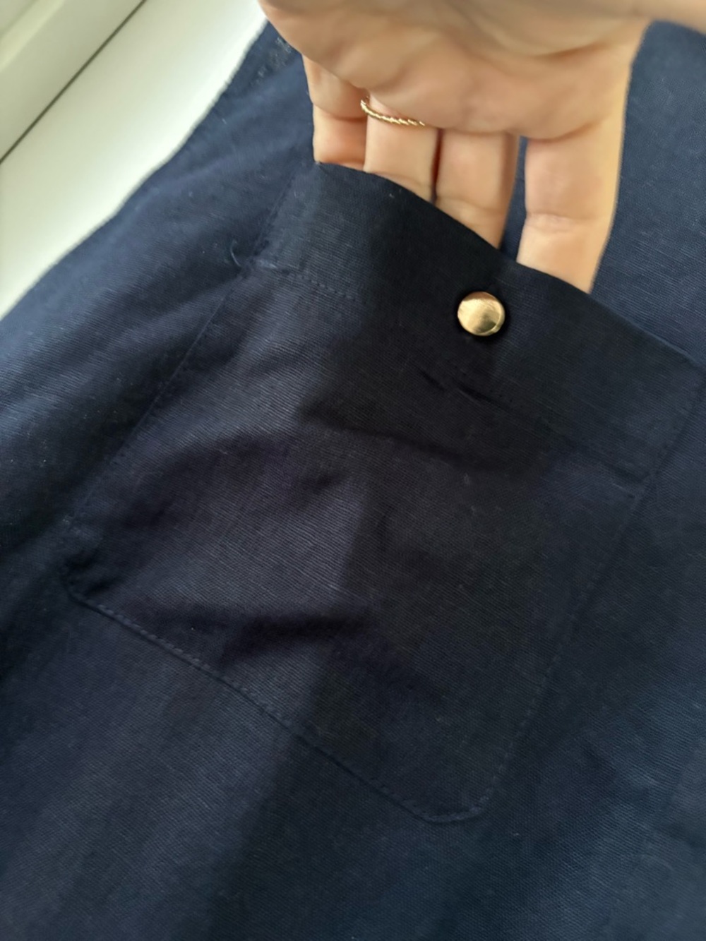 Zara Dark Navy Maxi Shirt Dress with Belt - Picture 3 of 9